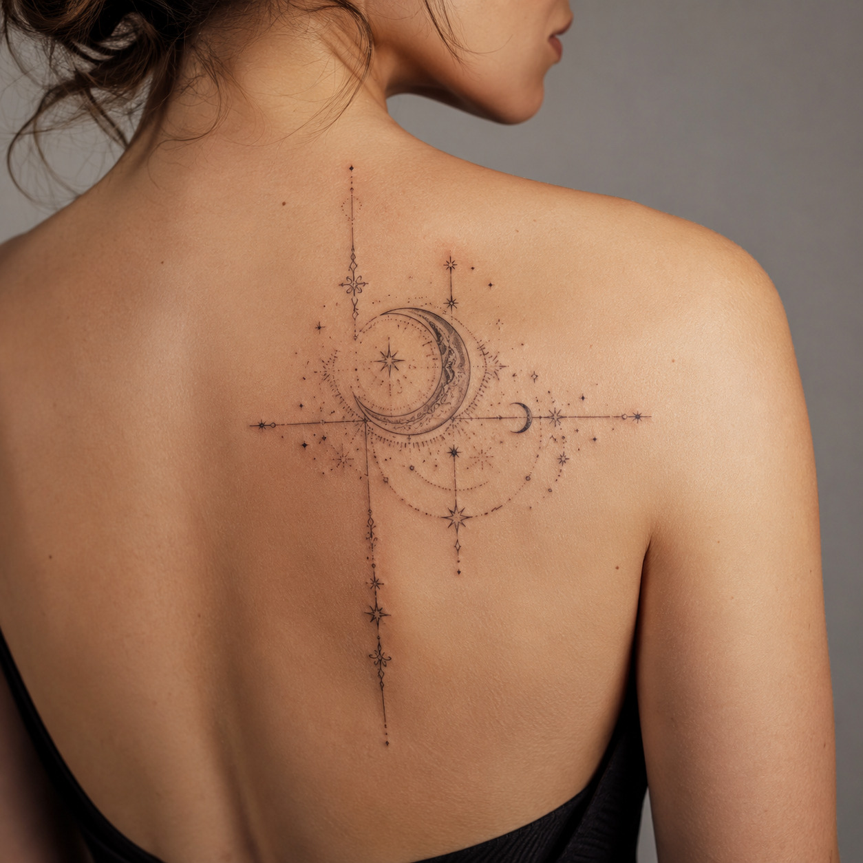 Fineline Tattoo Herz