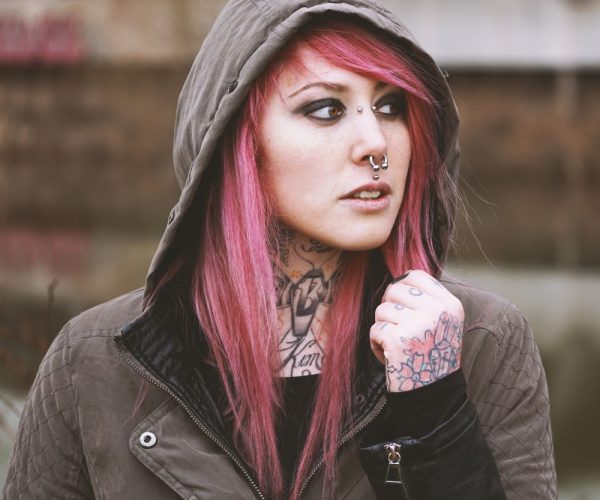 nose bridge piercing